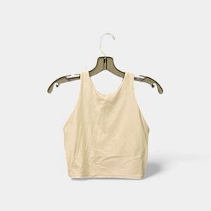 Athleta White Sleeveless Workout Top